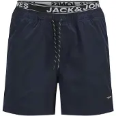 Jack & Jones Maui Badeshorts Regular Fit Marineblå (152 / 12 år)
