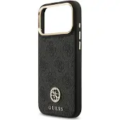 GUESS 4g Srtass Logo Metal Buttons Magsafe Iphone 17 Pro Max Telefondeksel
