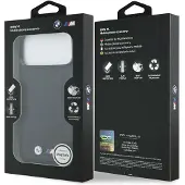 BMW M Quiltet MagSafe-etui med logo for iPhone 17 Pro Max - Svart