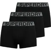 Superdry for man. M3110450B Pack of 3 Boxers Marca black (XXL), Homewear, Cotton