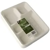 Papstar 88277, Matlokk, Hvit, Rør, Rektangulær, Monokromatisk, 100 °C