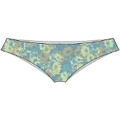 RVCA Field Of Dreams Cheeky Bikini Bunn