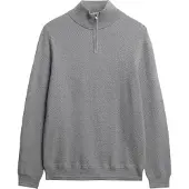 Superdry for man. M6110682A Jumper Texture grey (XXL), Casual, Cotton