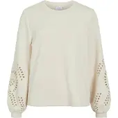 Vila Visandy Rund Hals Langermet Sweatshirt