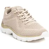 Xti for woman. 14245203-BEIGE Trainers 142452 beige (37), Fabric, Flat, Laces, Casual