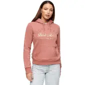 Superdry Luxe Metallic Logo Hettegenser