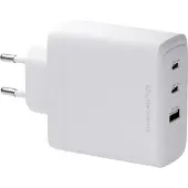Dbramante1928 re-charge - Strømadapter - 100 watt - 3 utgangskontakter (2 x USB-C, USB) - hvit