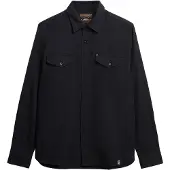 Superdry for man. M4011022A Merchant Ranch Shirt black (XL), Casual, Cotton, Long sleeve