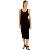 Armani Exchange Xw000820_af13729 Ermeløs Midikjole