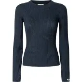 Pepe Jeans for woman. PL7000025 Carla navy jumper (XS), Casual, Cotton