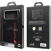 Audi R8 MagSafe-etui i karbonfiber for iPhone 17 Pro Max - Svart