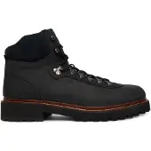 Ralph Lauren for man. 812974116001 Alpine black leather mountain boots (45), Flat, Laces, Outdoor