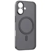 Momax iPhone 17 CaseForm Lite MagSafe-deksel - gjennomsiktig svart
