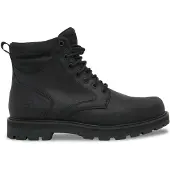 Timberland for man. TB0A69UHW021 Leather ankle boots with Britton Road Mid black (42), Flat, Laces, Casual, Sustainable