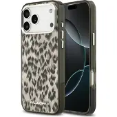Karl Lagerfeld iPhone 17 Pro Max IML Leopard-deksel - MagSafe-kompatibel - Brun