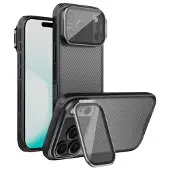 NILLKIN iPhone 17 Pro CamShield Prop Hybrid-deksel - Gjennomsiktig svart