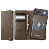 CASEME iPhone Air C49 2-i-1 avtakbar lommebokveske - MagSafe-kompatibel, RFID - Kaffe