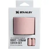 Aptel The Quencher Boot+Straw Topper 20oz/30oz Top rosa