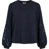 Vila Visandy Rund Hals Langermet Sweatshirt