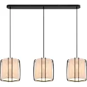 Nordlux Pendellampe Cardine, 3 lyskilder, papir, metall