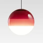 Marset LED-hengelampe Dipping Light, Ø 20 cm, burgunderrød