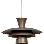 Luminex Hengelampe Plato, titanfarget, metall, Ø 38 cm, E27
