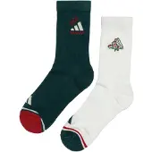 Adidas Sokker - 2-pack - Pizza - White/Aurivy/Wonwh - - 43/45 - Sokker