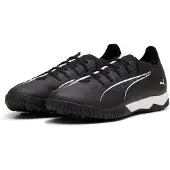 Puma ULTRA 5 MATCH TT Football Boots Unisex, Shoes, Black/White, 41