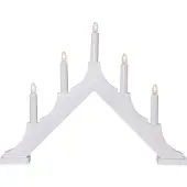 Star Trading Ljusstake Alma Hvit 44cm