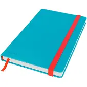 Leitz Cosy Soft Touch Notatbok Hardcover medium, ruter Sjøblå