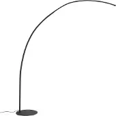 QAZQA Moderne buelampe svart inkl. LED med berøringsdimmer - Arlow