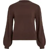 Vila Høyhalset Strikket Pullover