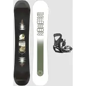 Salomon Pulse + Pact Black M 2026 Snowboardpakke mønster