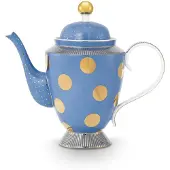 Pip studio Teapot L Dot Blue Gold