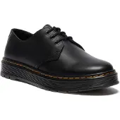 Dr. Martens for man. 41553001 Brookline Lo Black Leather Shoes (46), Flat, Laces, Casual