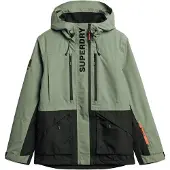Superdry for man. MS110191A Ultimate Freestyle Ski Jacket green (L), Casual, Outdoor, Recycled Polister