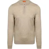 Suitable uitable Crew Zip Merino and Beige tørrele