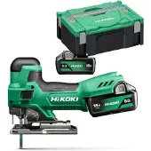 HiKOKI stikksag 18V CJ18DB WPZ 2×5,0Ah HSC