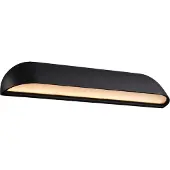 Nordlux Utendørs LED-vegglampe Front 36, svart