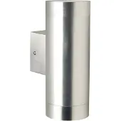 Nordlux Utendørs vegglampe Tin Maxi Double, aluminium