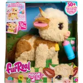 Furreal Maggie The Feed & Follow interaktiv ku med flaske, 40+ lyder