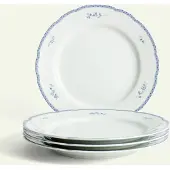 Fyrklövern Blå Herregård tallerken 26 cm 4-pk Middagstallerken