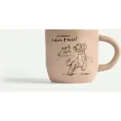 Fyrklövern ﻿Løvenes konge krus Hakuna Matata 30 cl, Sandbrun