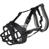 Trixie Munkorg Muzzle Flex, silicon, S, svart