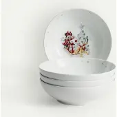 Fyrklövern Disney Vinter skål 18 cm 4-pk