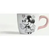 Fyrklövern Minnie Mouse Love krus 30 cl, Rosa