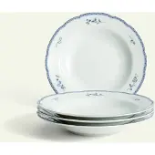 Fyrklövern Blå Herregård dyp tallerken 22 cm 4-pk