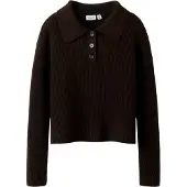 Name it Nia Loose Polo Knit L Genser