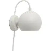 Frandsen vegglampe Ball Magnet, matt hvit