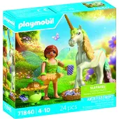 Playmobil Magiske enhjørninger - Samleobjekt: Regnbueblomst med - - OneSize - Lekefigur